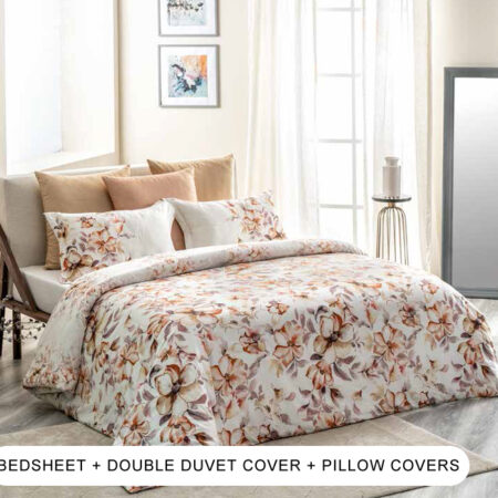 Breezy Carrot Double Bedding Set