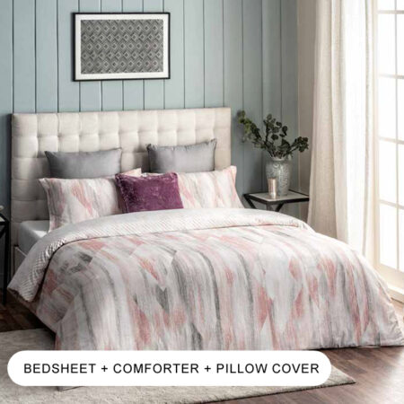 Castle Canyon Rose Double Bedding Set