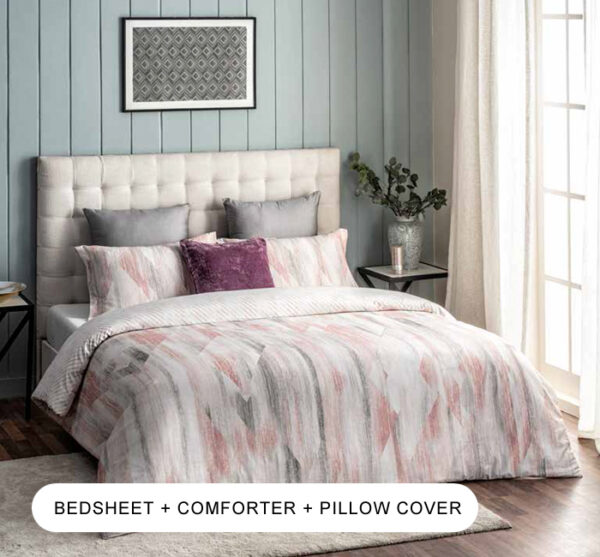 Castle Canyon Rose Double Bedding Set