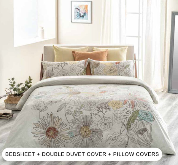 Doodle Toast Double Bedding Set