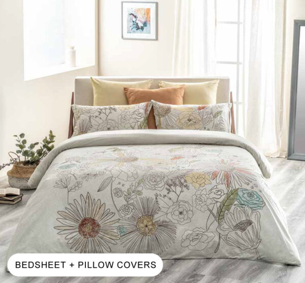 Doodle Toast Double Bedsheet