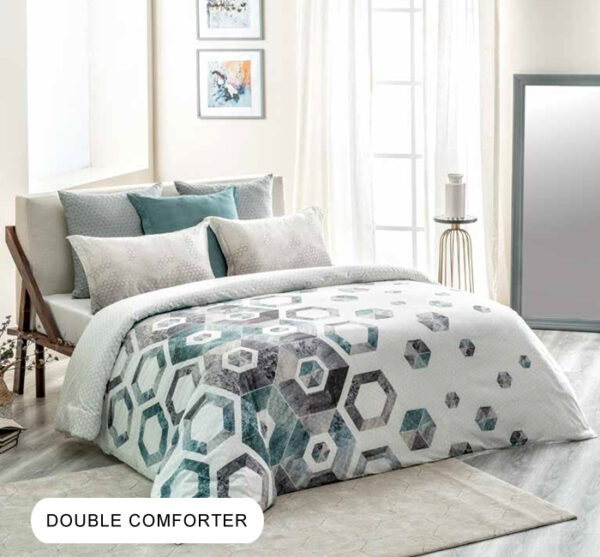 Honeymaize Teal Blue Double Comforter