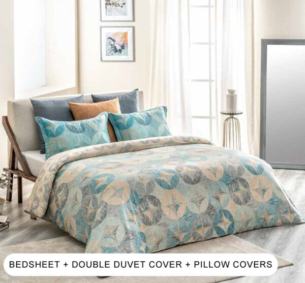 Kaleidoscope Aquarious Double Bedding Set