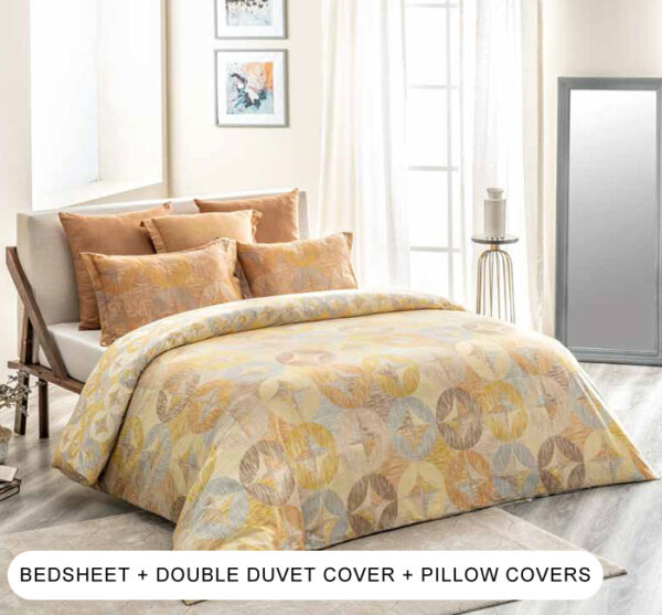 Kaleidoscope Yarrow Double Bedding Set