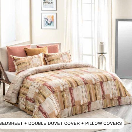 Roldan Golden Strew Double Bedding Set