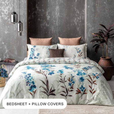 Trella Bluejay Double Bedhseet