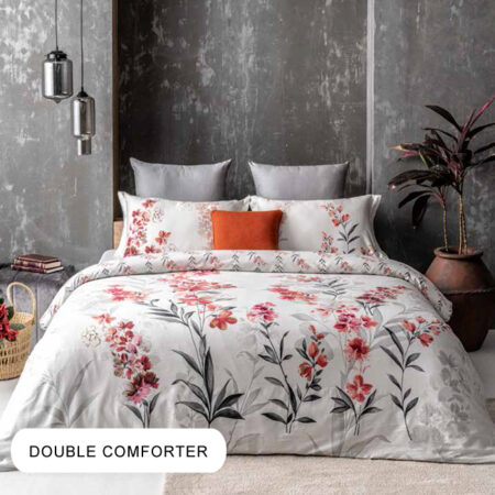 Trella Rococco Red Double Comforter