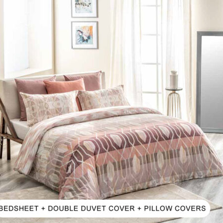 Xever Cranberry Bedding Set